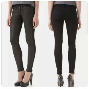 Rag & Bone leather front pant